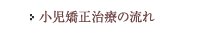 小児矯正治療の流れ
